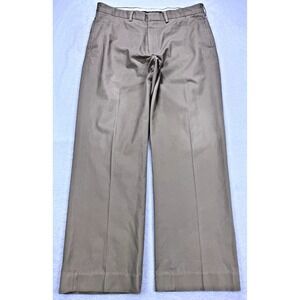 Polo Golf Ralph Lauren Twill Pants Men 36x32 Khaki Straight‎ Trousers